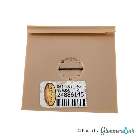 Talbots Pink Red Tan Rhinestone Flower Brooch NWT - Picture 7 of 8